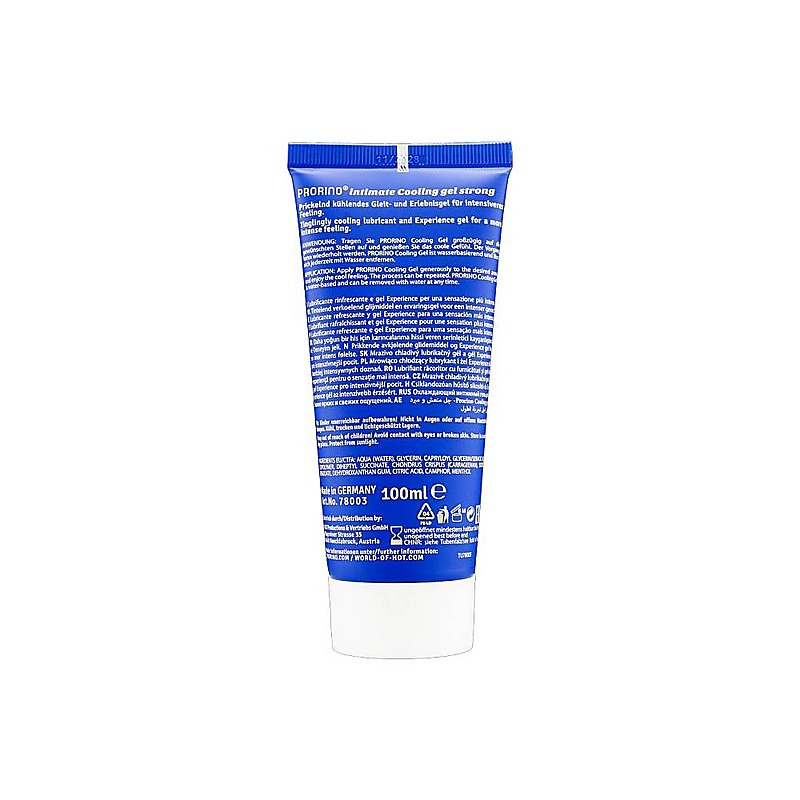 PRORINO Cooling Gel Strong Water Based Lube by Hot Ero - Water Based Lubes