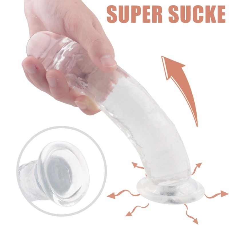 Lester Soft Realistic Dong Clear by S-Hande - Realistic Dildos
