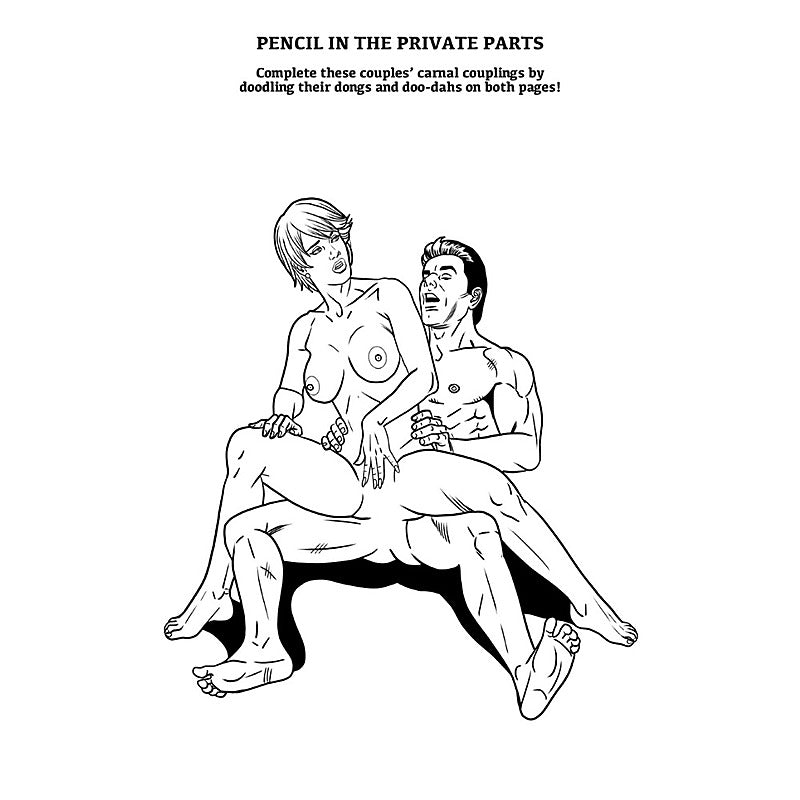 Kama Sutra Colouring Book Party Gift by Wood Rocket - Party Gifts and Novelties