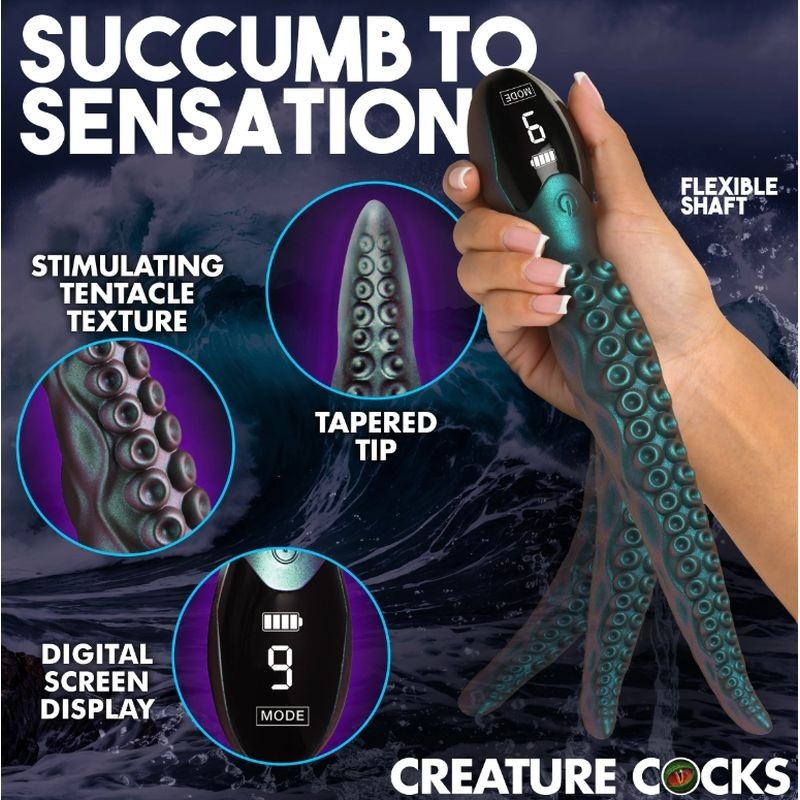Tentavibe Silicone Vibrator by XR Brands - Vibrating Dildos