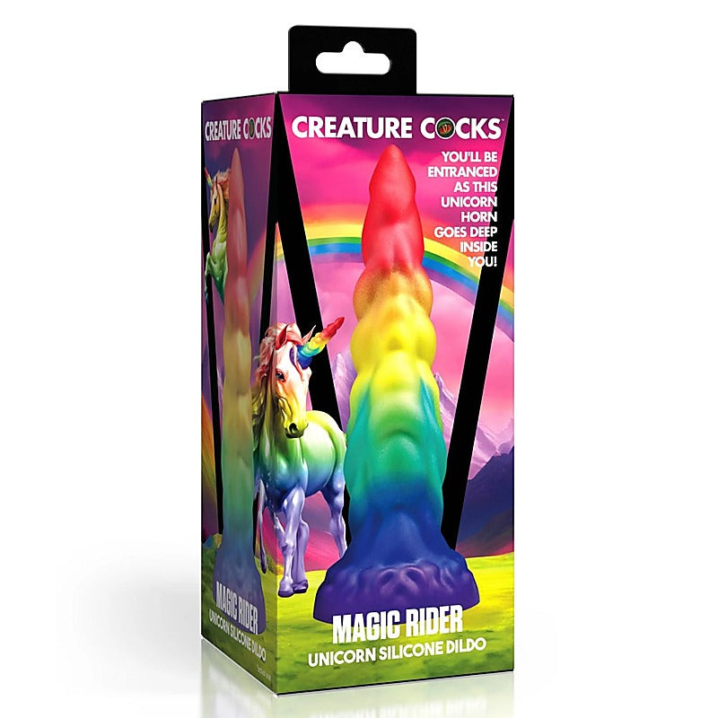 Magic Rider Unicorn Silicone Dildo by XR Brands - Realistic Dildos