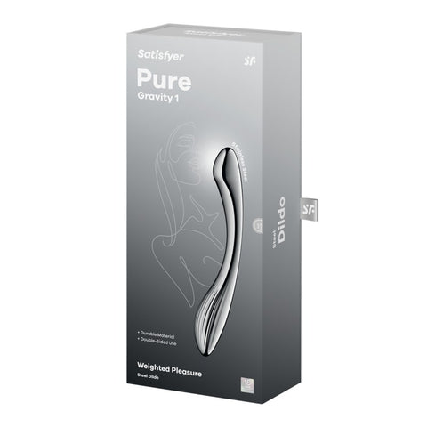 Pure Gravity 1 Metal Dildo by Satisfyer - Steel Sex Toys