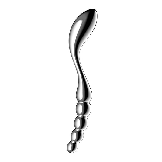 Star Force 1 Metal Dildo by Satisfyer - Steel Sex Toys