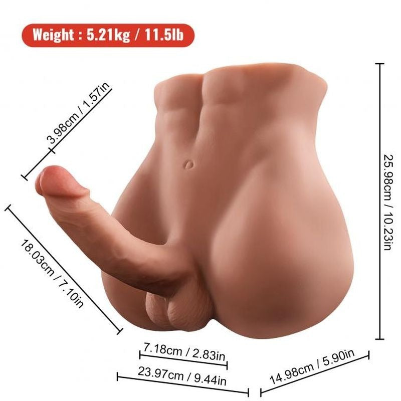 Bartlett 5kg USB Auto Male Cock and Ass Masturbator - Masturbators and Strokers