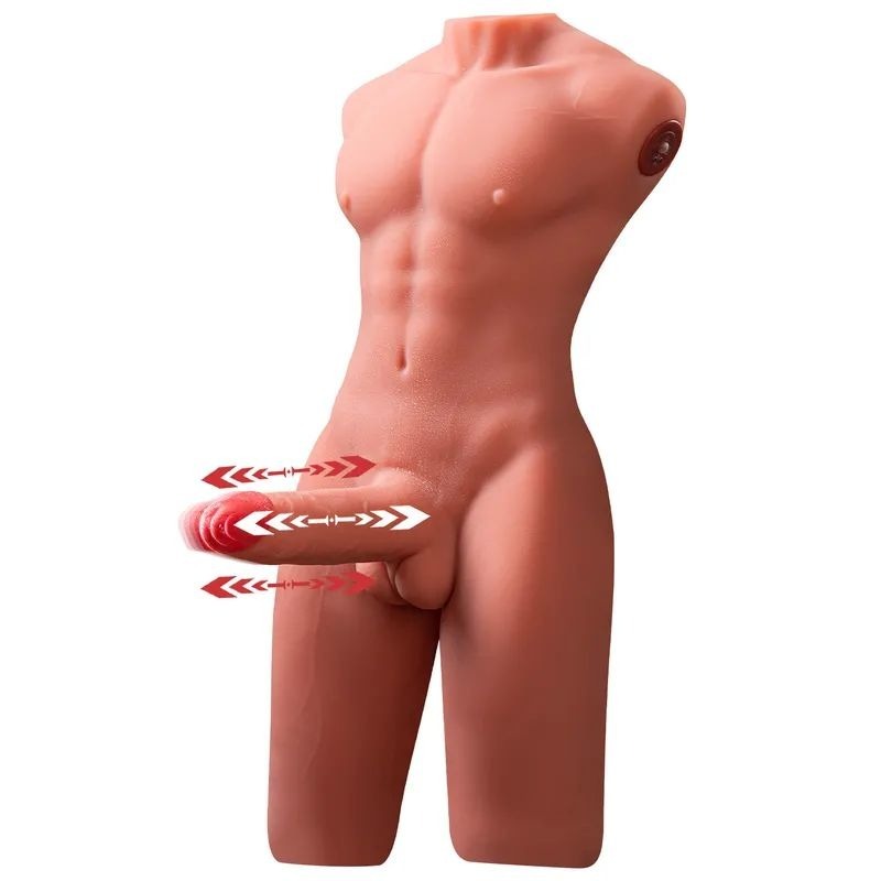 Jason 8kg USB Auto Cock and Ass Male Torso Masturbator - Masturbators and Strokers