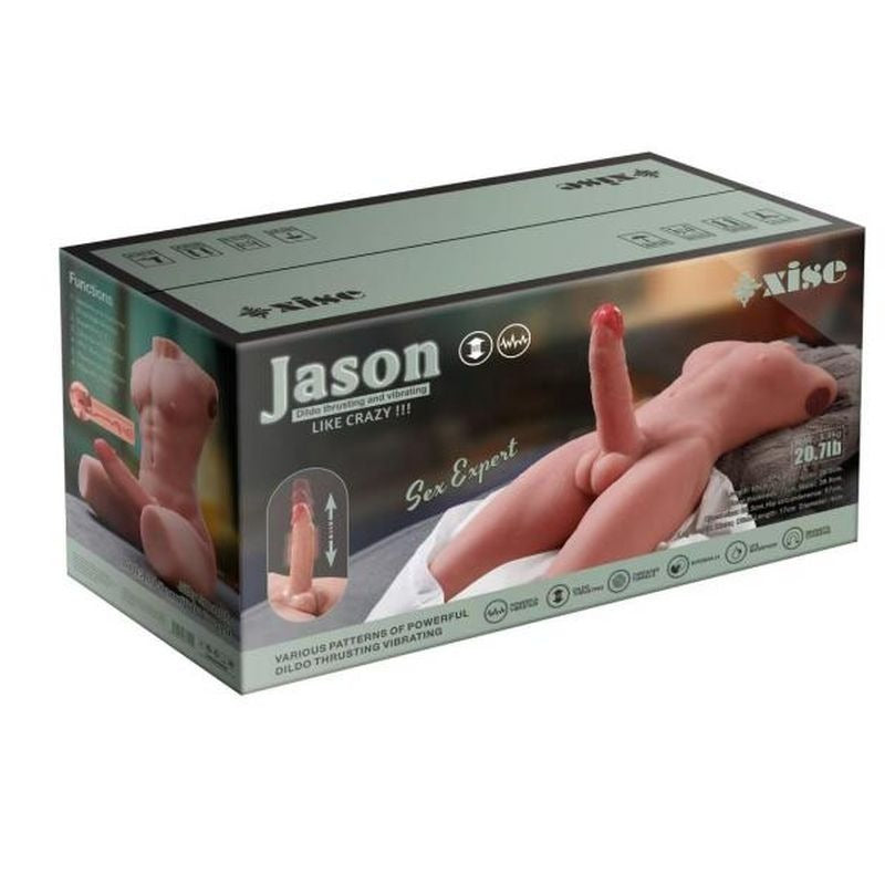 Jason 8kg USB Auto Cock and Ass Male Torso Masturbator - Masturbators and Strokers