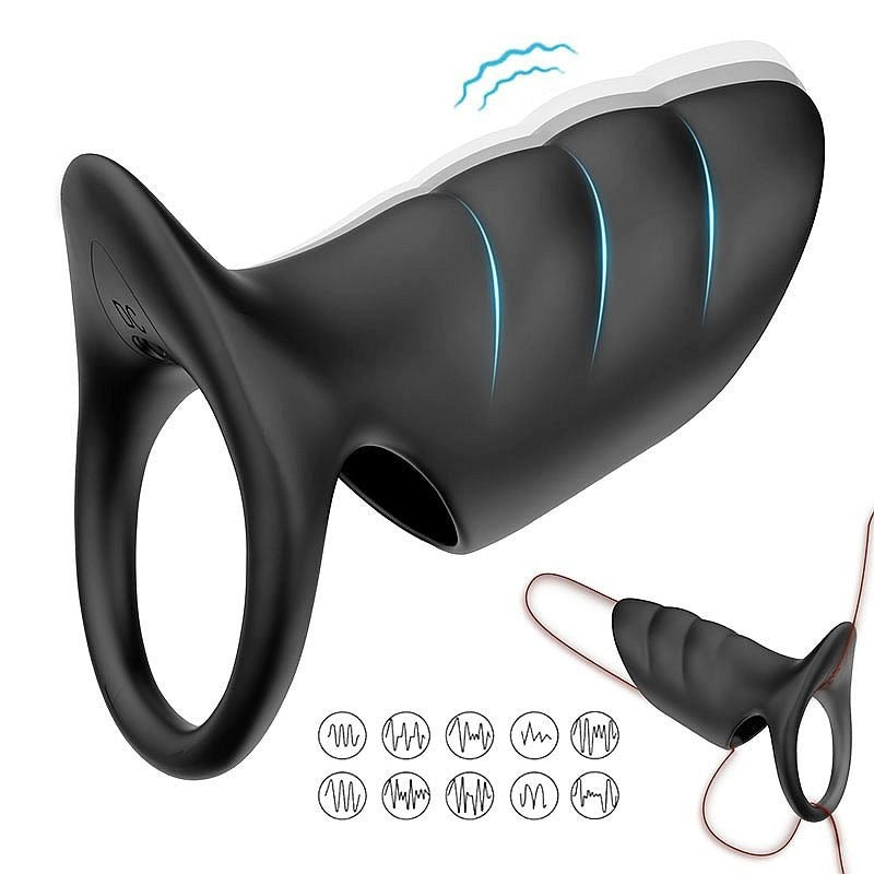 Surge Vibrating Penis Sleeve Cock Ring by Doc Johnson - Vibrating Cock Rings