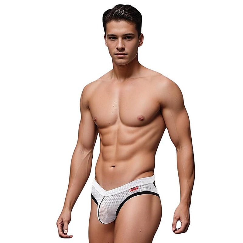 Envy Sport Mesh Jock White by Envy Menswear - Jocks and G-Strings