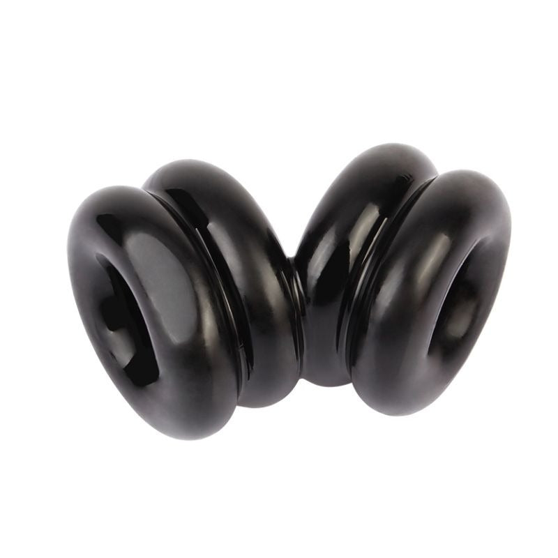 Double Stacked Dual Pleasure Ring by Chisa - Stretchy Cock Rings