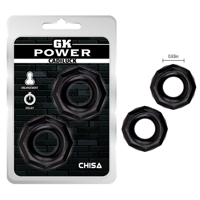 Cadiluck Nut Ring Set by Chisa - Cock Ring Sets