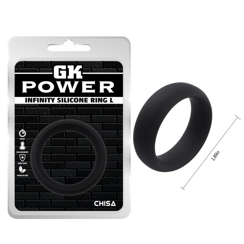 Infinity Comfort Silicone Ring L by Chisa - Stretchy Cock Rings