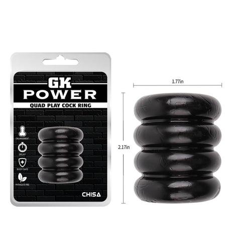 Quadplay Cock Ring by Chisa - Stretchy Cock Rings