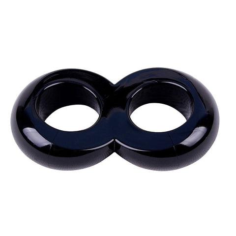 Duo Cock 8 Ball Ring by Chisa - Stretchy Cock Rings