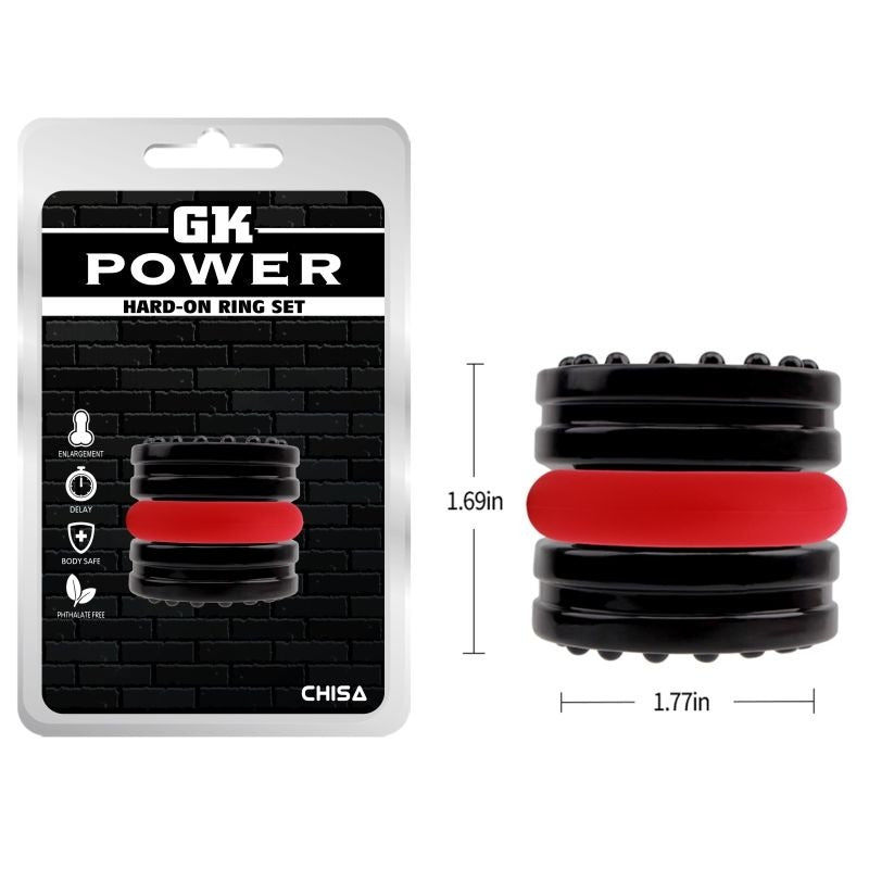 Hard on Ring Set by Chisa - Cock Ring Sets