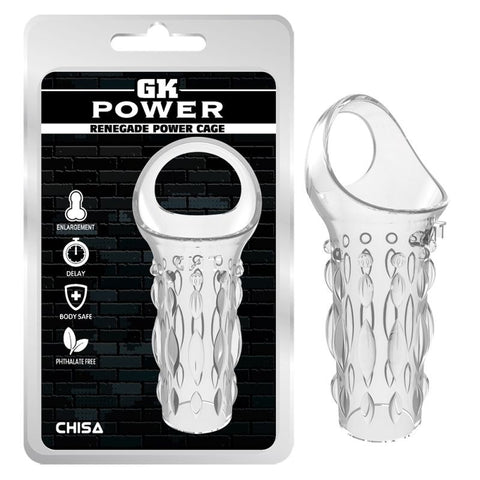 Renegade Power Cage Sleeve by Chisa - Male Chastity