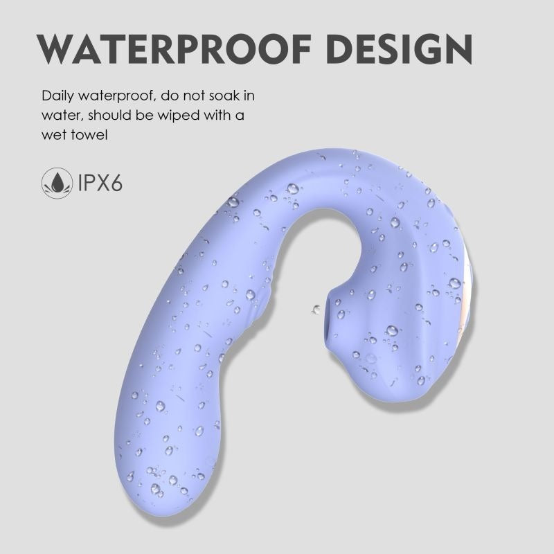 Aria Air Pulse C Shaped Vibrator by SXE Novelties - Clit Ticklers and Pulsators