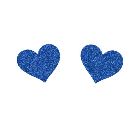 Glitter Heart Womens Nipple Covers by Love In Leather - Breast and Nipple Toys