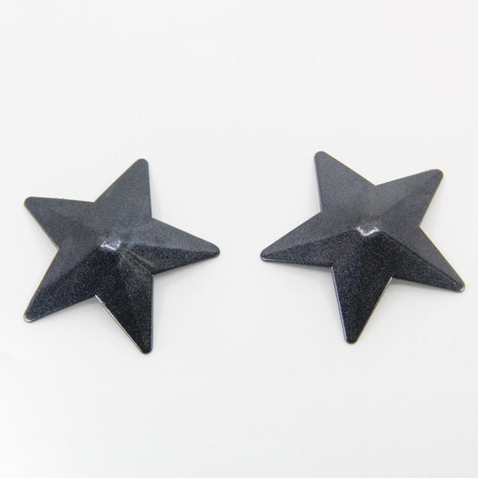 Love In Leather Star Shape Metal Nipple Pasties