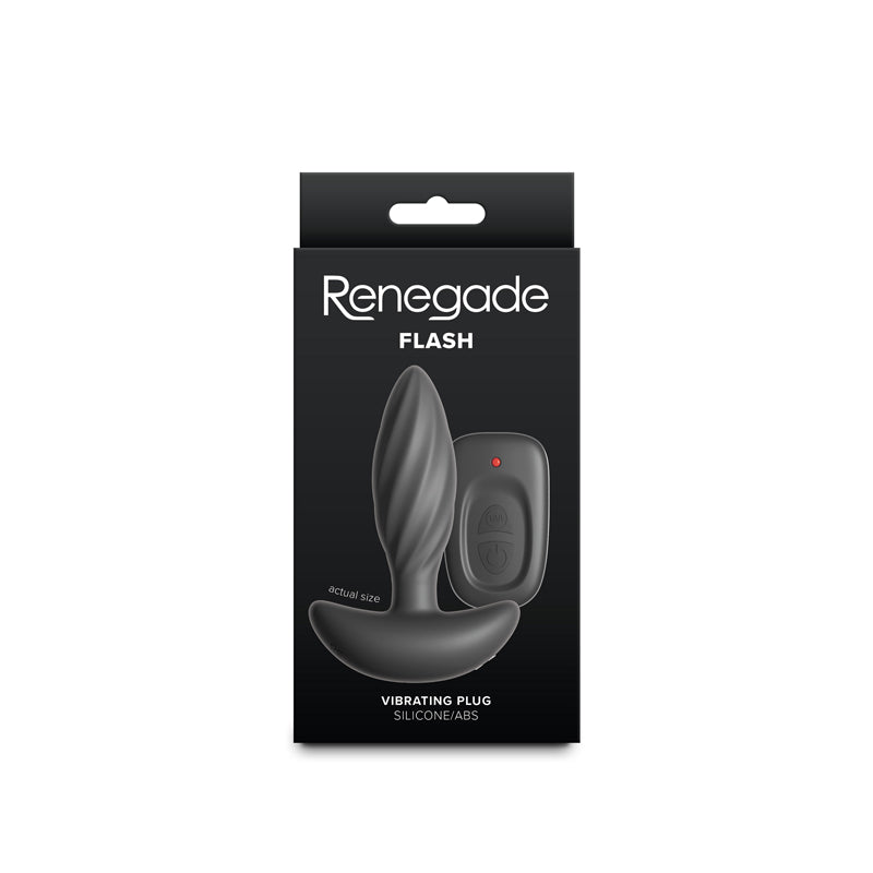 NS Novelties Renegade Flash Rechargeable Vibrating Butt Plug - Butt Plugs