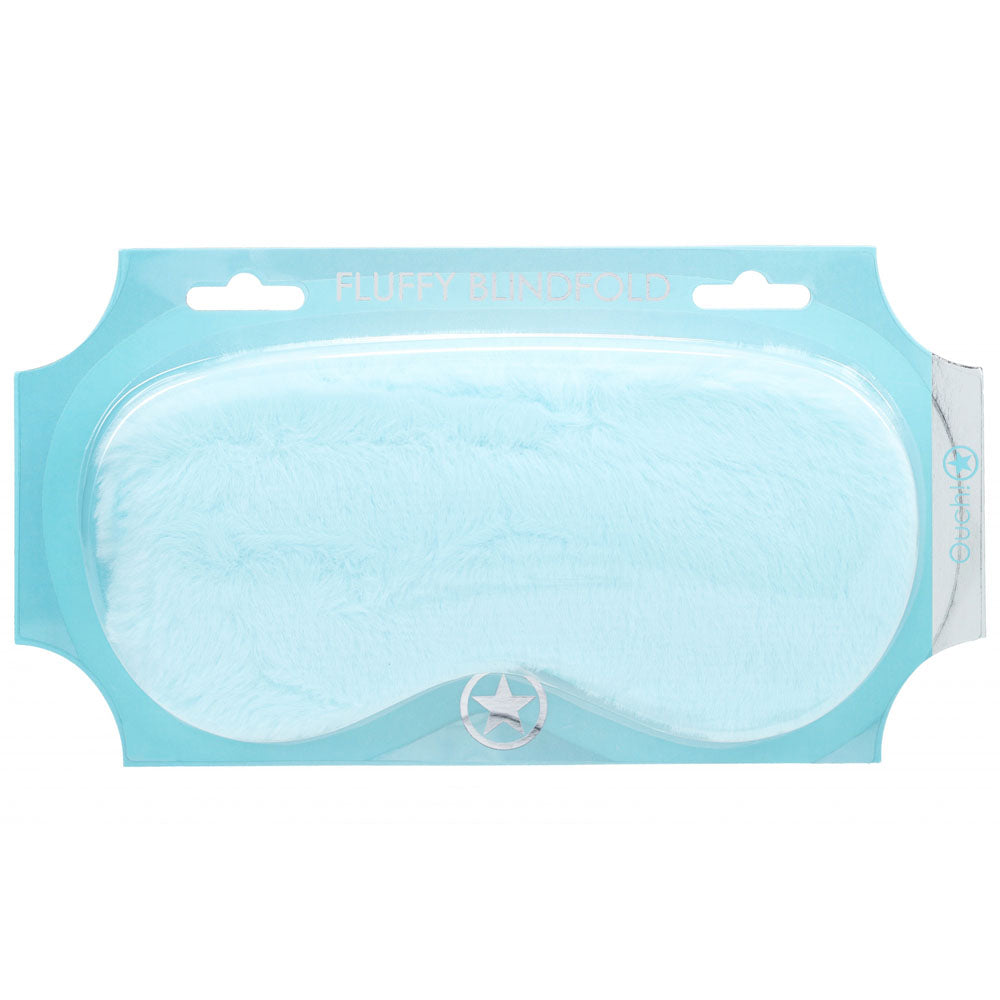Shots Toys OUCH! Fetish Power Play Fluffy Eye Mask - Masks And Blindfolds