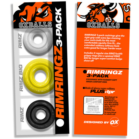 Rimringz Size Cock Rings by Oxballs - Cock Ring Sets