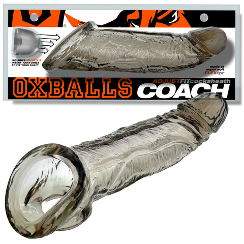 Coach Storm Male Realistic Penis Sheath Penis Extender - Penis Sleeves and Extenders