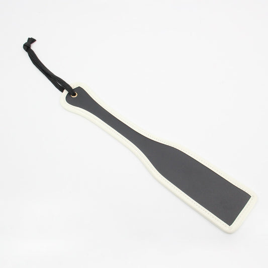 Love In Leather Black & Glow In The Dark BDSM Paddle