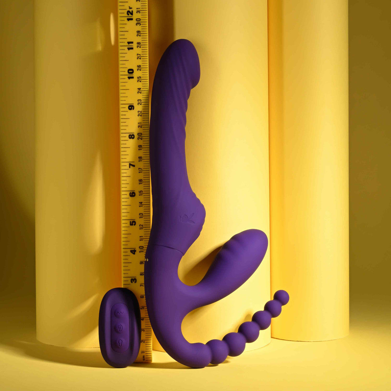 Playboy Pleasure HUG IT OUT Strapless Strap-On Massager - Strap On Sextoys