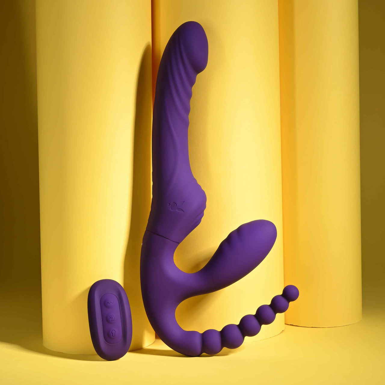 Playboy Pleasure HUG IT OUT Strapless Strap-On Massager - Strap On Sextoys