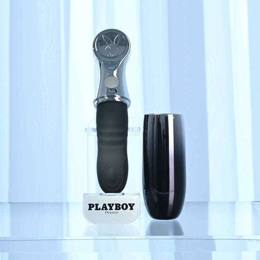 Playboy Pleasure BON VOYAGE USB-C Tapping Vibrator - Personal Massagers