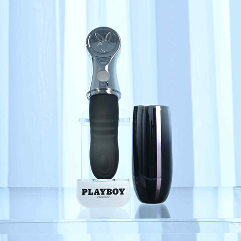 Playboy Pleasure BON VOYAGE USB-C Tapping Vibrator - Personal Massagers