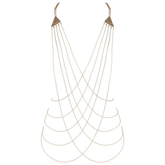 Muse Geometric Torso Harness - Avant-Garde Body Adornment