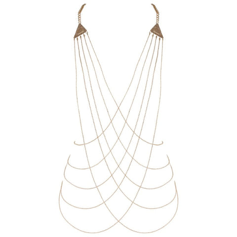 Muse Triangle Fetish Chain Body Harness for Adults - Cuffs And Restraints