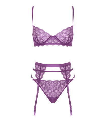 Lingerie Two Piece Bra And Panty Set by Muse - Bras and Bra Sets