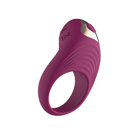 Silicone Vibrating Cockring USB Rechargeable Penis Ring - Vibrating Cock Rings