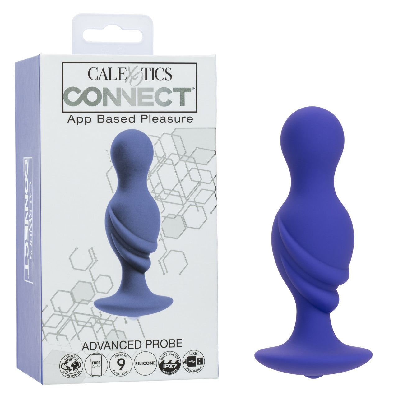 CalExotics Connect Advanced Vibrating Anal Play Probe - Butt Plugs