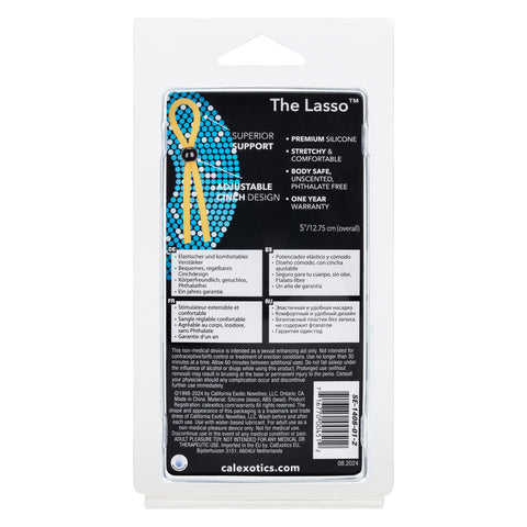 The Lasso Adjustable Cock Ring by California Exotics - Stretchy Cock Rings