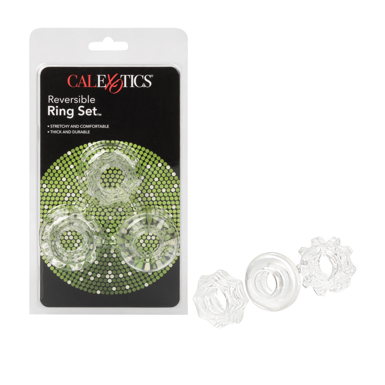California Exotics Reversible Mens Cock Ring Set - Cock Ring Sets