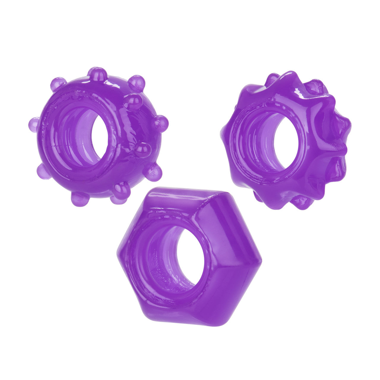 California Exotics Reversible Mens Cock Ring Set - Cock Ring Sets