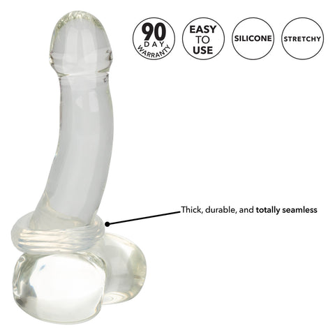 Silicone Cock Ring by California Exotics - Stretchy Cock Rings