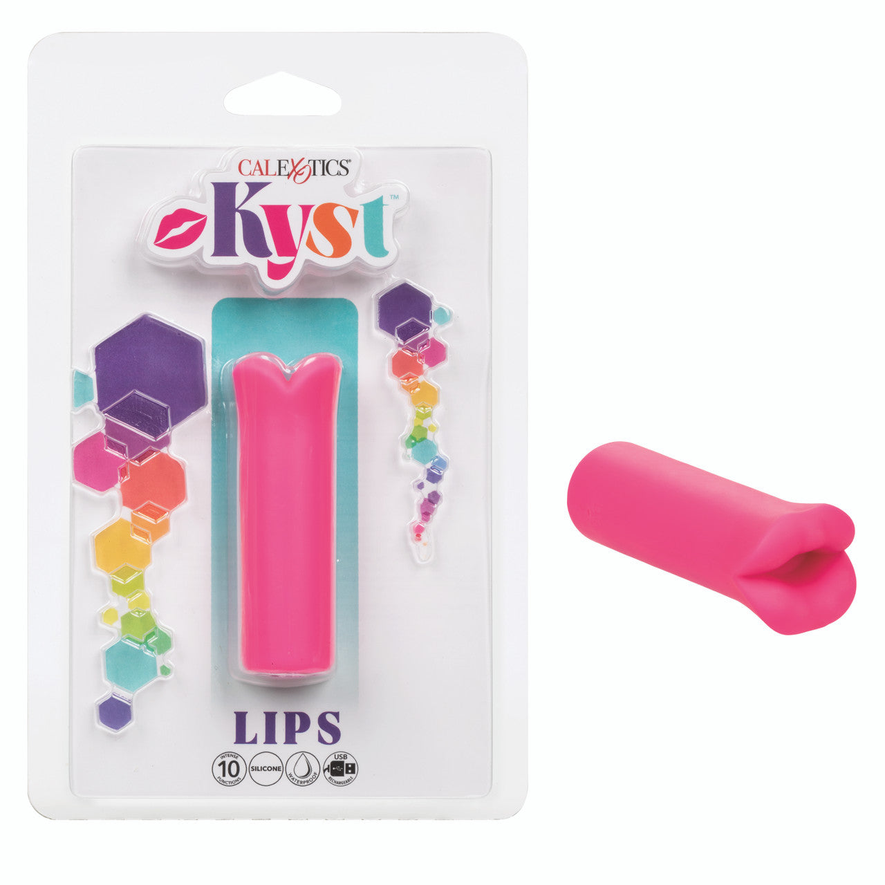 California Exotics Kyst Lips External Clitoral Massager - Clit Ticklers and Pulsators
