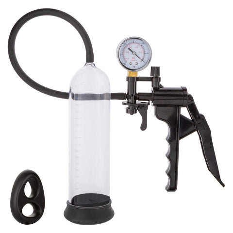 Peak Magnified Gauged Pump System by California Exotics - Penis Pumps And Stretchers