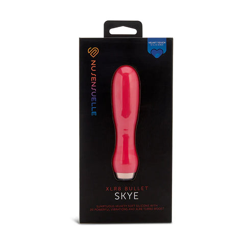 Skye Velvet Touch Bullet With Turbo Boost Emerald - Bullet Vibrators