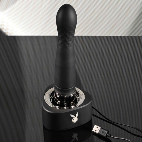 Playboy Pleasure ZONE Vibrator with USB Charging Dock - Waterproof Vibrators