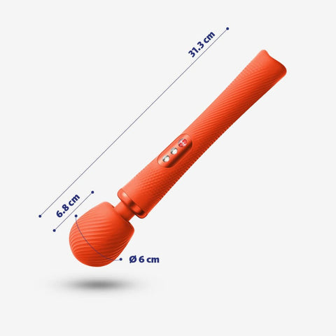 VIM Nightblue USB-C Rechargeable Rumbling Massage Wand - Body Wands