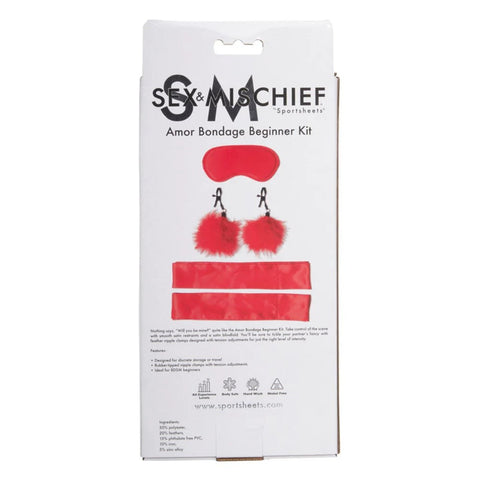 S&M Amor Beginner Bondage Kit by Sportsheets - Bondage Kits