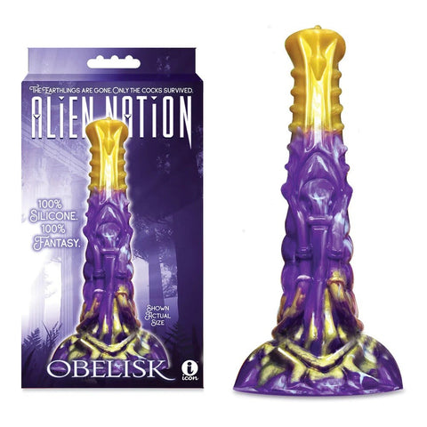 Alien Nation Obelisk Fantasy Dong by Icon Brands - Realistic Dildos
