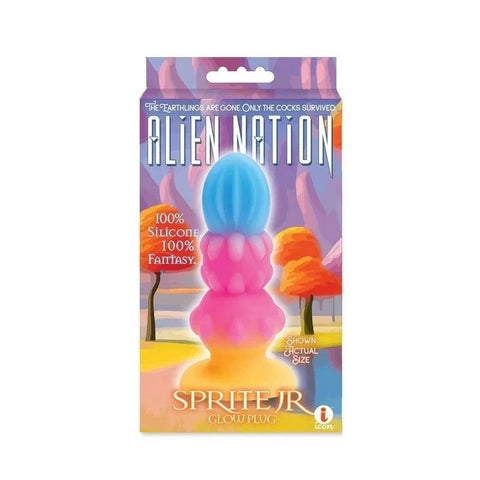 Alien Nation Sprite Jr. Glow in Dark Fantasy Anal Plug - Butt Plugs