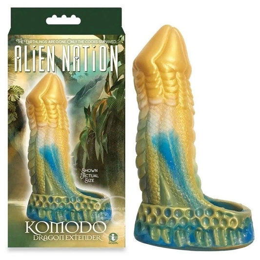 Alien Nation Komodo Penis Extender Fantasy Sleeve - Penis Sleeves and Extenders
