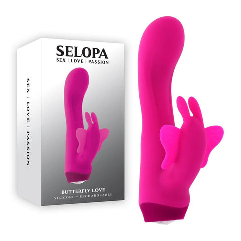 Selopa BUTTERFLY LOVE USB Rechargeable Butterfly Vibrator - Rabbit Vibrators